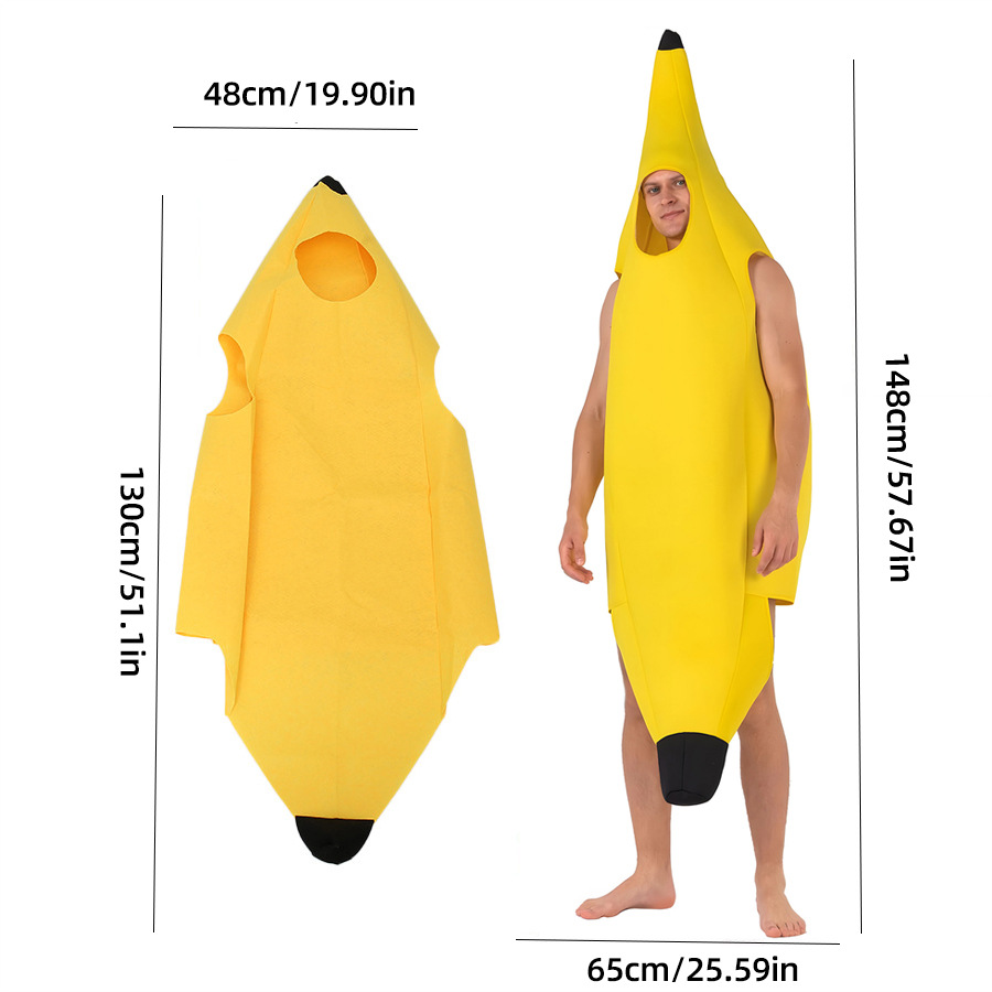 Funny Banana Halloween Costume for Kids – Novelty Pumpkin Party & Performance Outfit